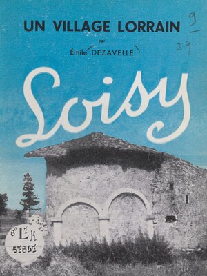 cover image of Un village lorrain, Loisy